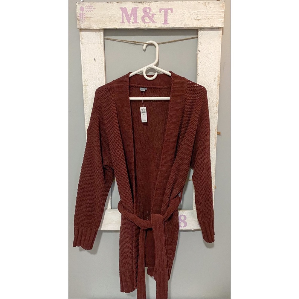 Aerie Chenille Belted Cardigan